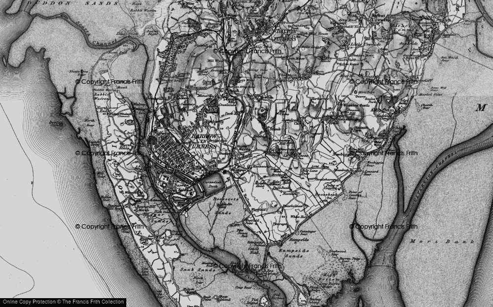 Old Map of Roose, 1897 in 1897