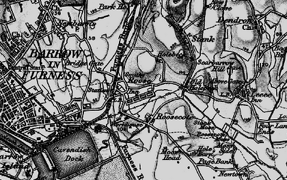 Old map of Roose in 1897