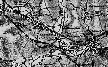 Old map of Roost End in 1895