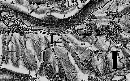 Old map of Ropley Dean in 1895