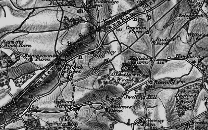 Old map of Ropley Soke in 1895