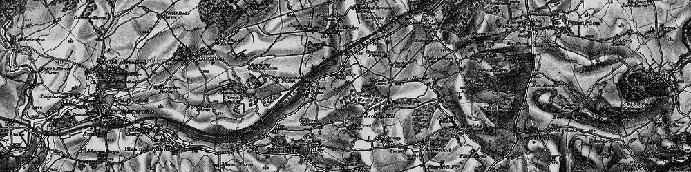 Old map of Ropley Soke in 1895