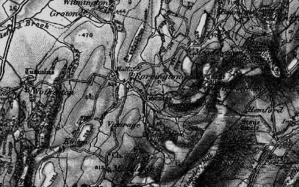 Old map of Rorrington in 1899
