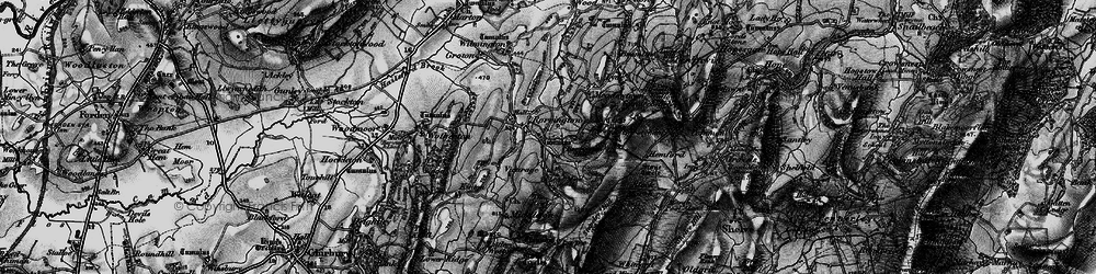 Old map of Rorrington in 1899