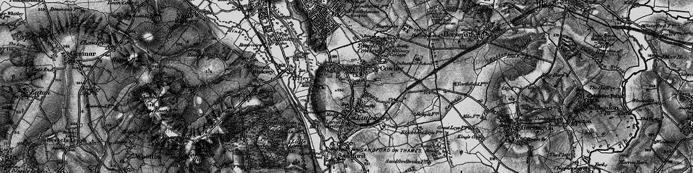 Old map of Rose Hill in 1895