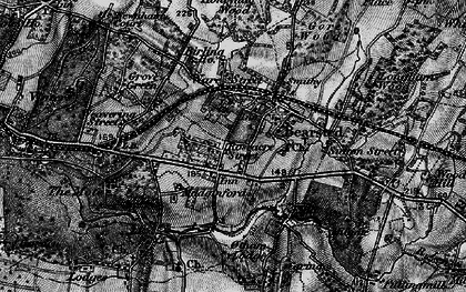Old map of Roseacre in 1895