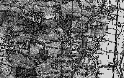 Old map of Rosedale in 1896