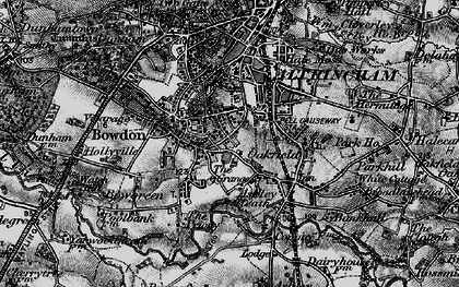 Old map of Rosehill in 1896