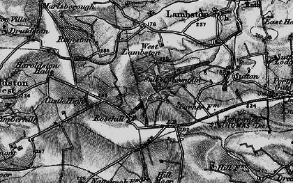 Old map of Rosehill in 1898