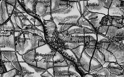 Old map of Rosemarket in 1898