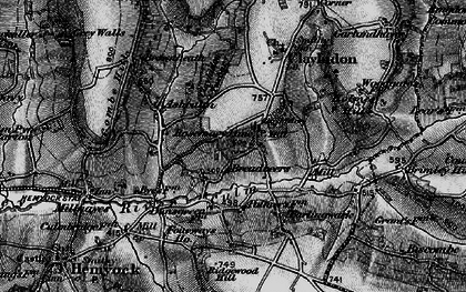 Old map of Rosemary Lane in 1898