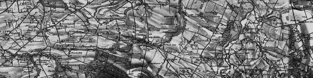 Old map of Rosley in 1897