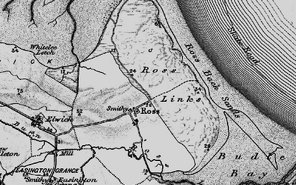 Old map of Ross in 1897