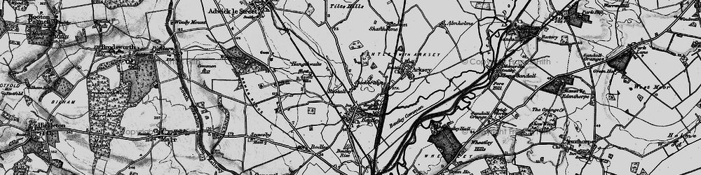 Old map of Rostholme in 1895