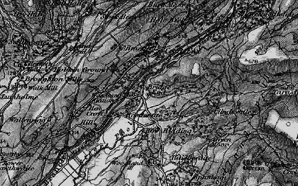Old map of Rosthwaite in 1897
