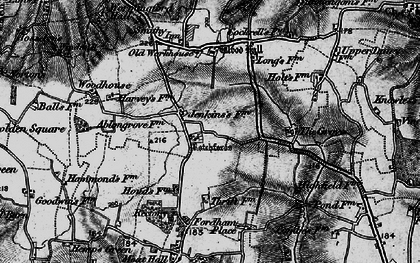 Old map of Rotchfords in 1896