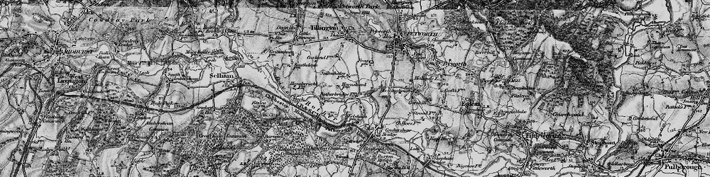 Old map of Rotherbridge in 1895