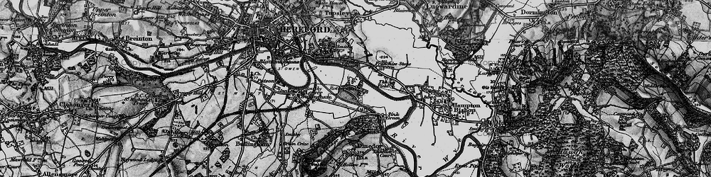 Old map of Rotherwas in 1898