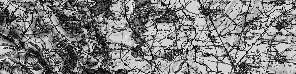 Old map of Rothley Plain in 1899