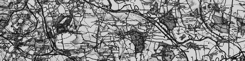 Old map of Rothwell Haigh in 1896