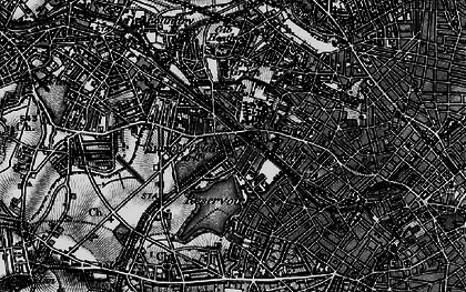 Old map of Rotton Park in 1899