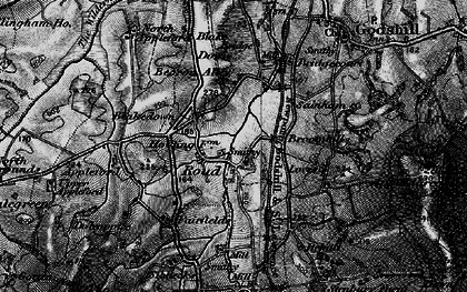 Old map of Bleak Down in 1895