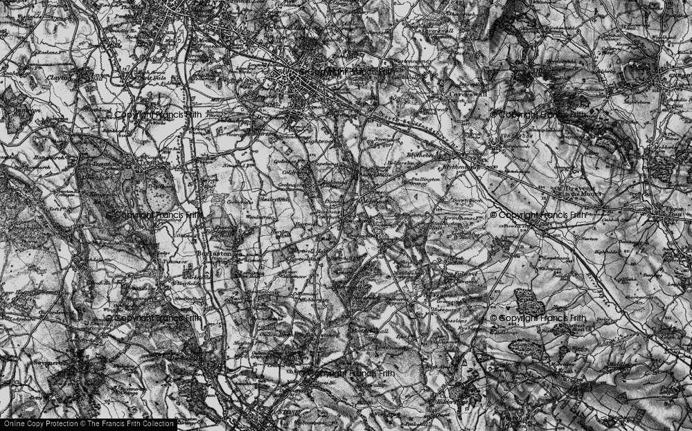 Old Maps of Rough Close, Staffordshire - Francis Frith