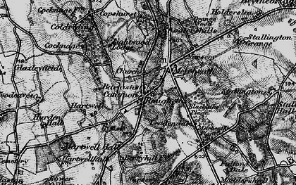Old map of Rough Close in 1897