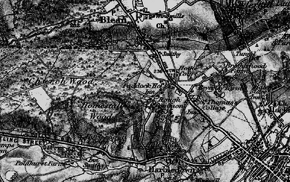 Old map of Rough Common in 1895