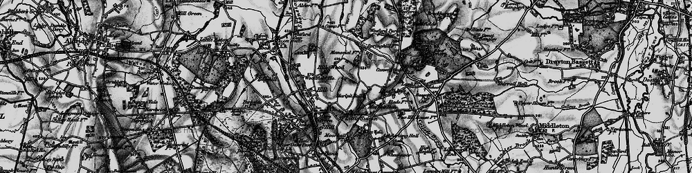 Old map of Roughley in 1899