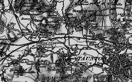 Old map of Roughmoor in 1898