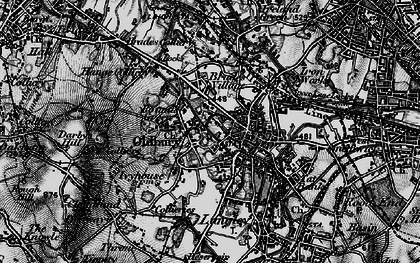 Old map of Round's Green in 1899