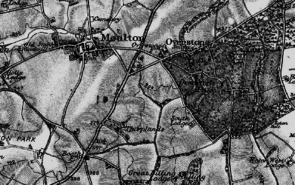 Old map of Round Spinney in 1898