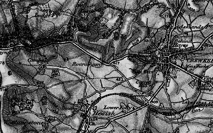 Old map of Roundham in 1898