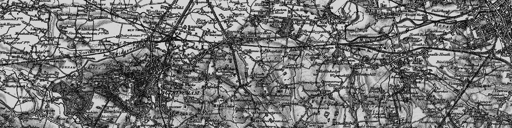 Old map of Roundthorn in 1896