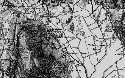 Old map of Row in 1897