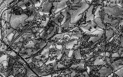 Old map of Row Ash in 1895