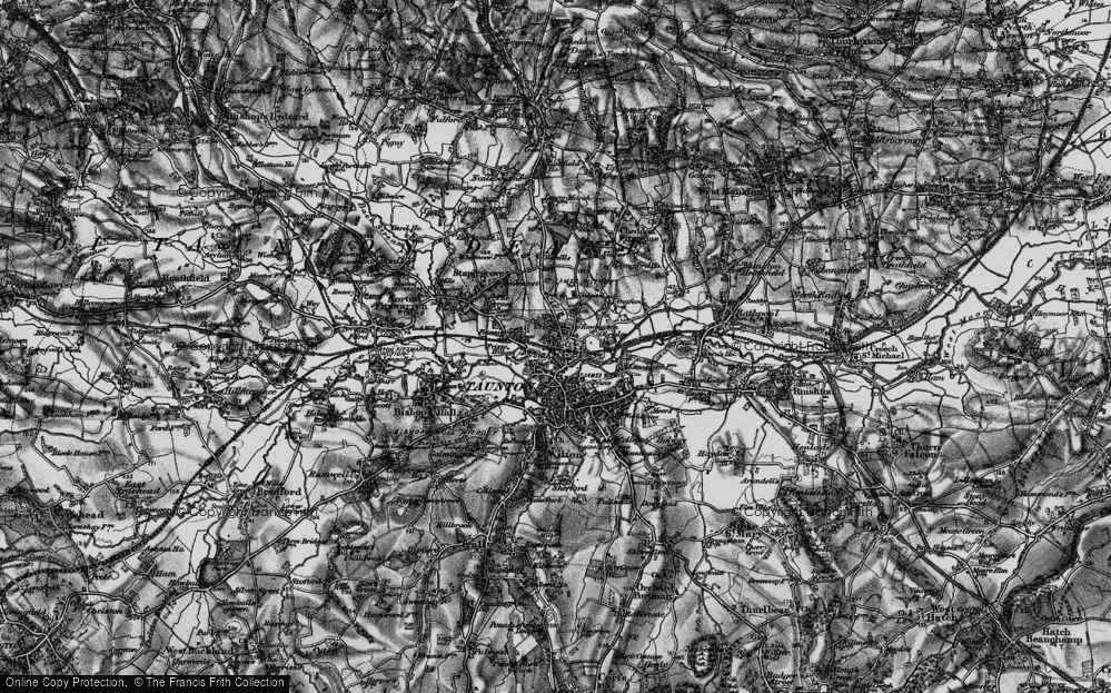 Old Map of Rowbarton, 1898 in 1898