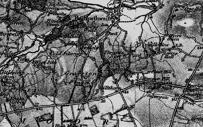 Old map of Rowden in 1898