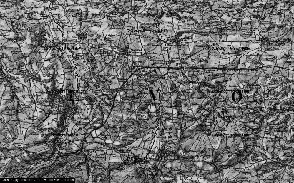 Old Map of Rowden, 1898 in 1898