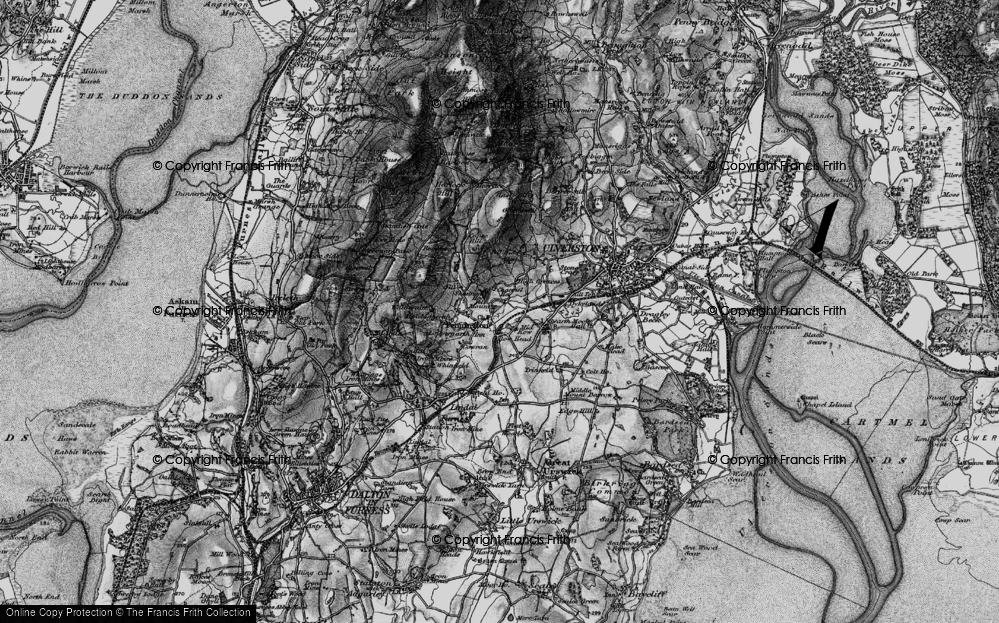 Old Map of Rowe Head, 1897 in 1897