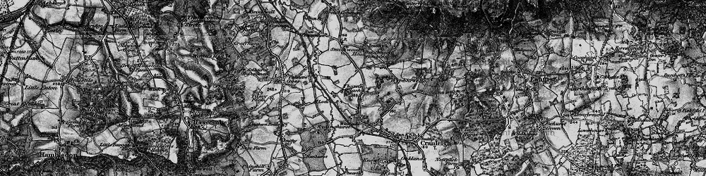Old map of Willinghurst Ho in 1896