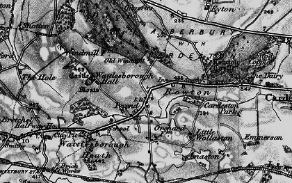 Old map of Rowton in 1899