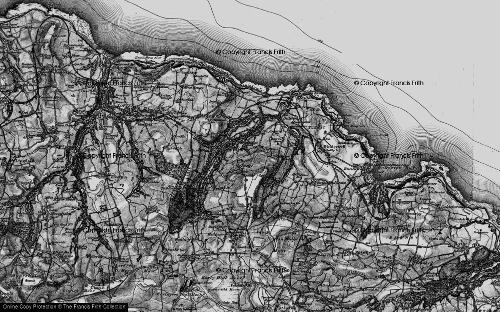 Old Map of Roxby, 1898 in 1898