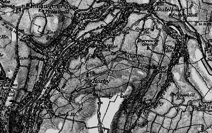 Old map of Roxby in 1898