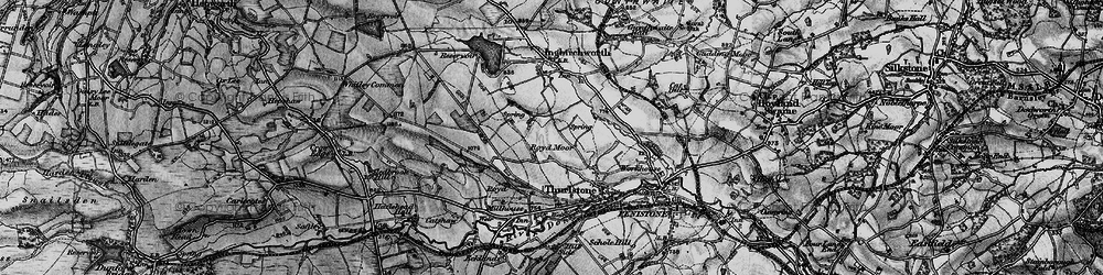 Old map of Royd Moor in 1896