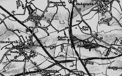Old map of Royd Moor in 1896