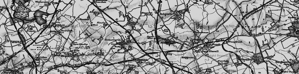Old map of Royd Moor in 1896