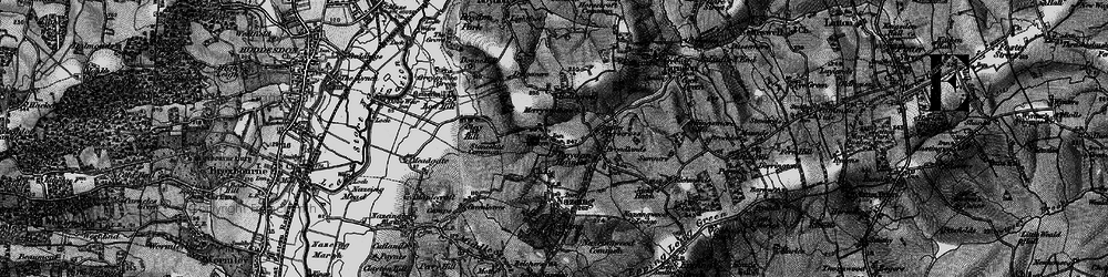 Old map of Roydon Hamlet in 1896