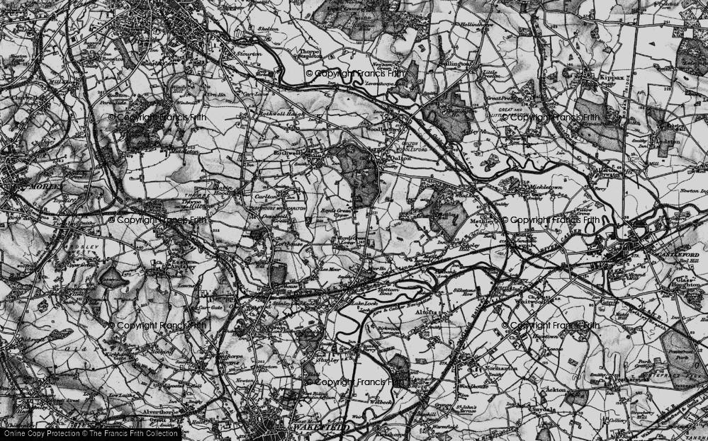 Old Map of Royds Green, 1896 in 1896